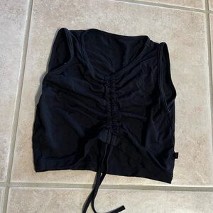 Kids Black Sleeveless Top